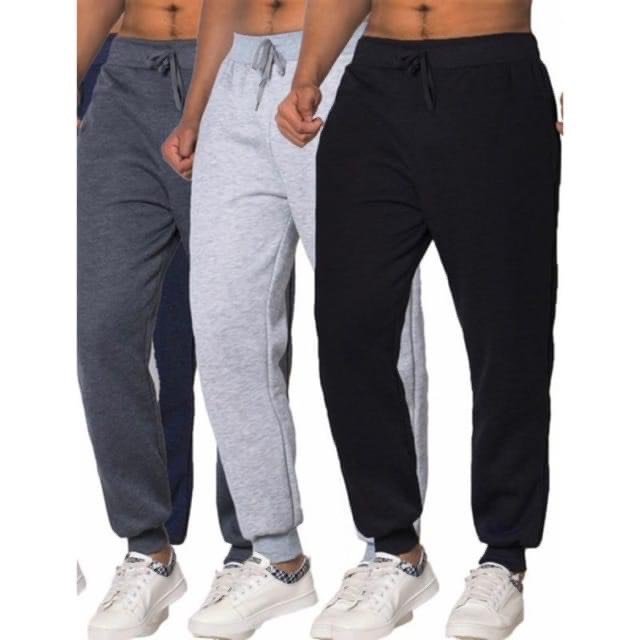 Quần jogger trơn unisex nam nữ chất nỉ thể thao