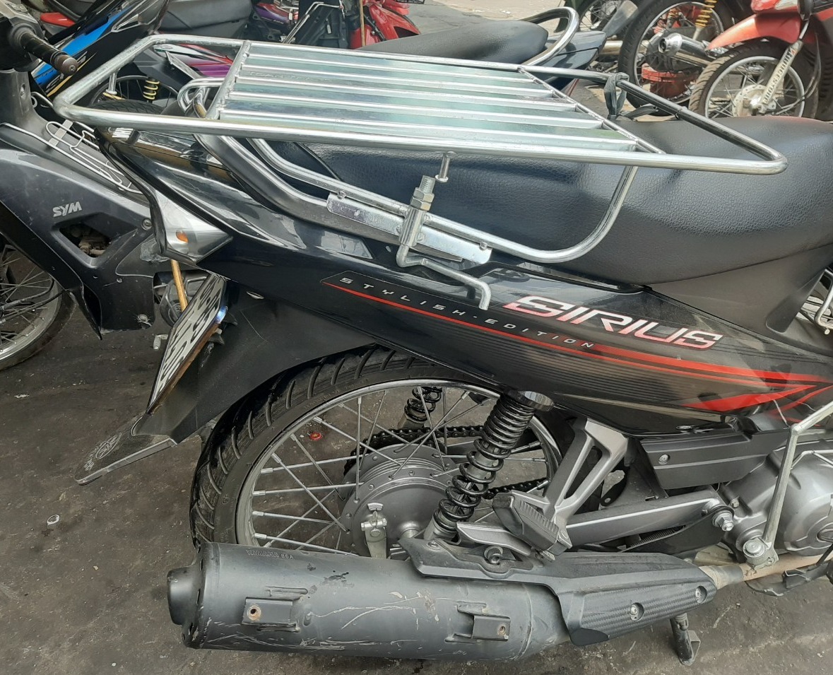 Baga chở hàng loại dầy gắn xe máy Sirius