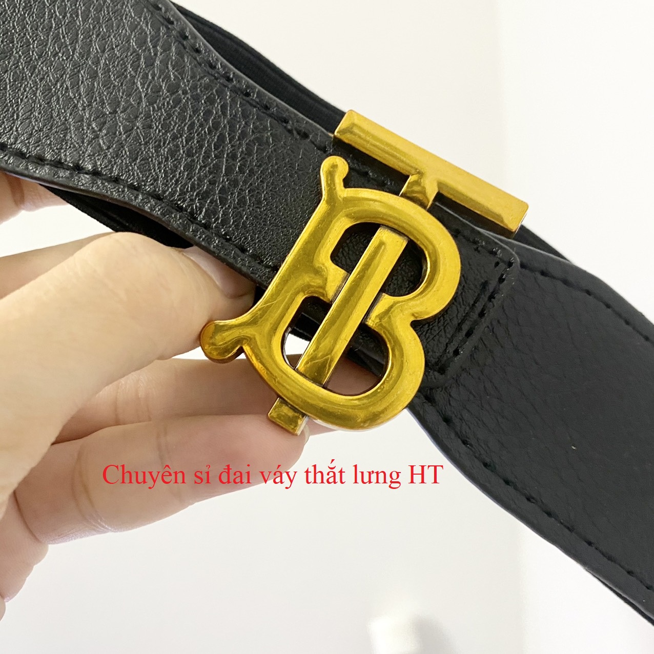 Đai váy belt mặt đồng 3.5cm K48