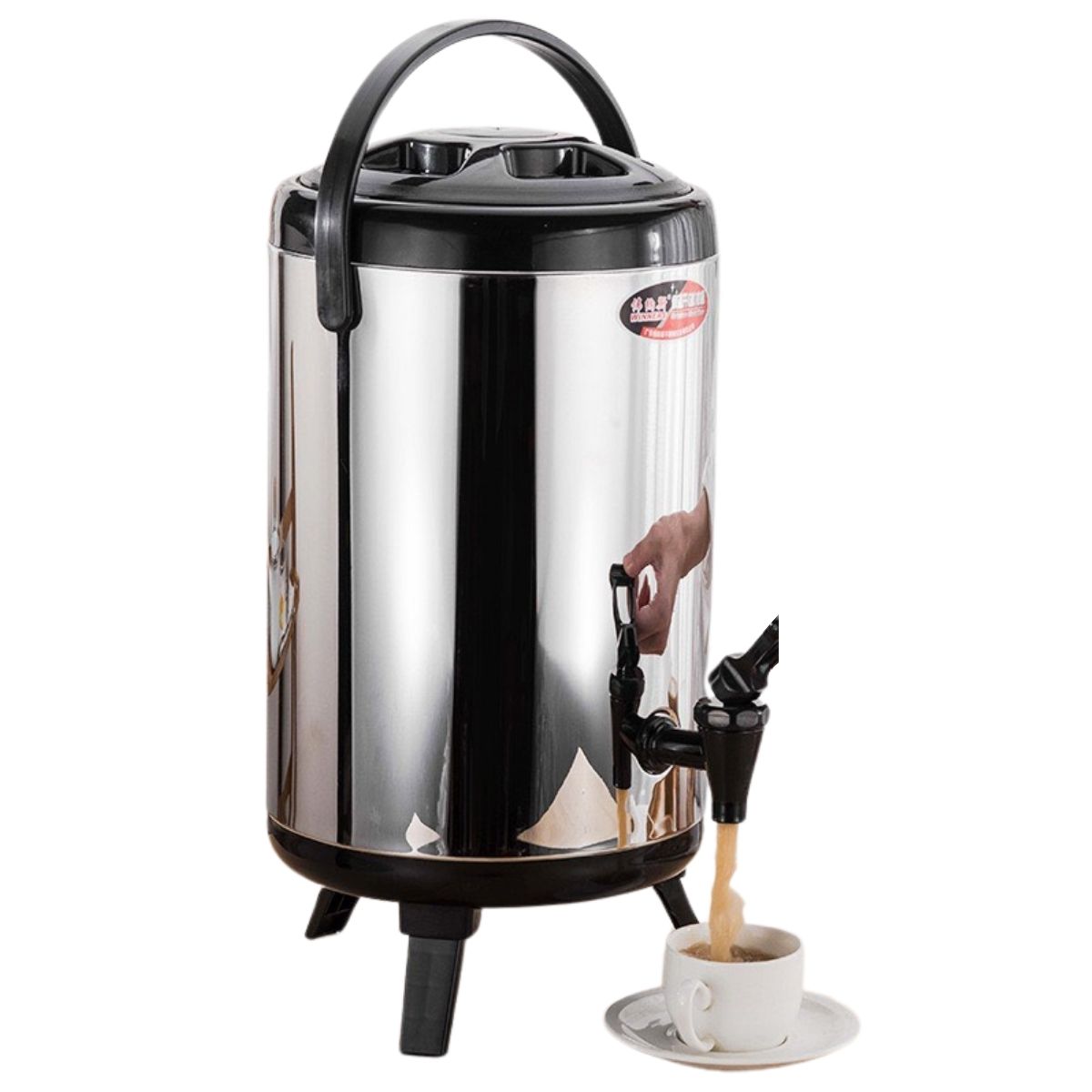 8 liter, 10 liter high grade stainless steel thermos bottle, 2 way thermos bottle, tea brewing, milk tea, pearly mussel