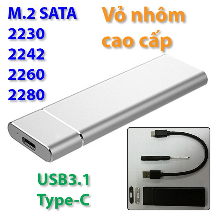 Box SSD M.2 SATA USB-A-C 3.1 3NU31 - BX16