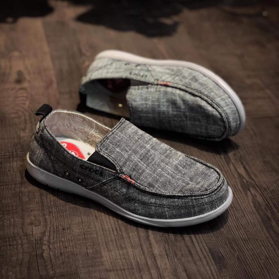Giày cross nam walu chambray màu kaki đen