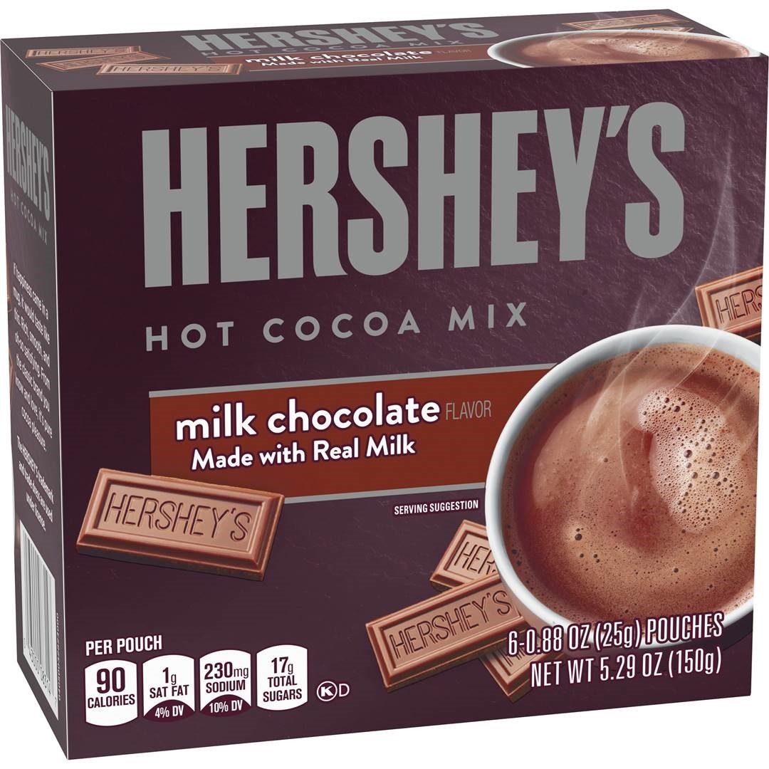 [HCM]HỘP 6 GÓI CACAO SỮA NÓNG Hersheys Milk Chocolate Hot Cocoa Mix 150g