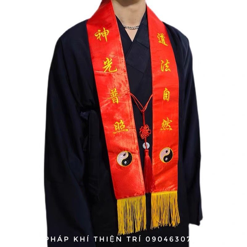 Khăn Cổ Thêu ( Bát Quái + Ngọc )