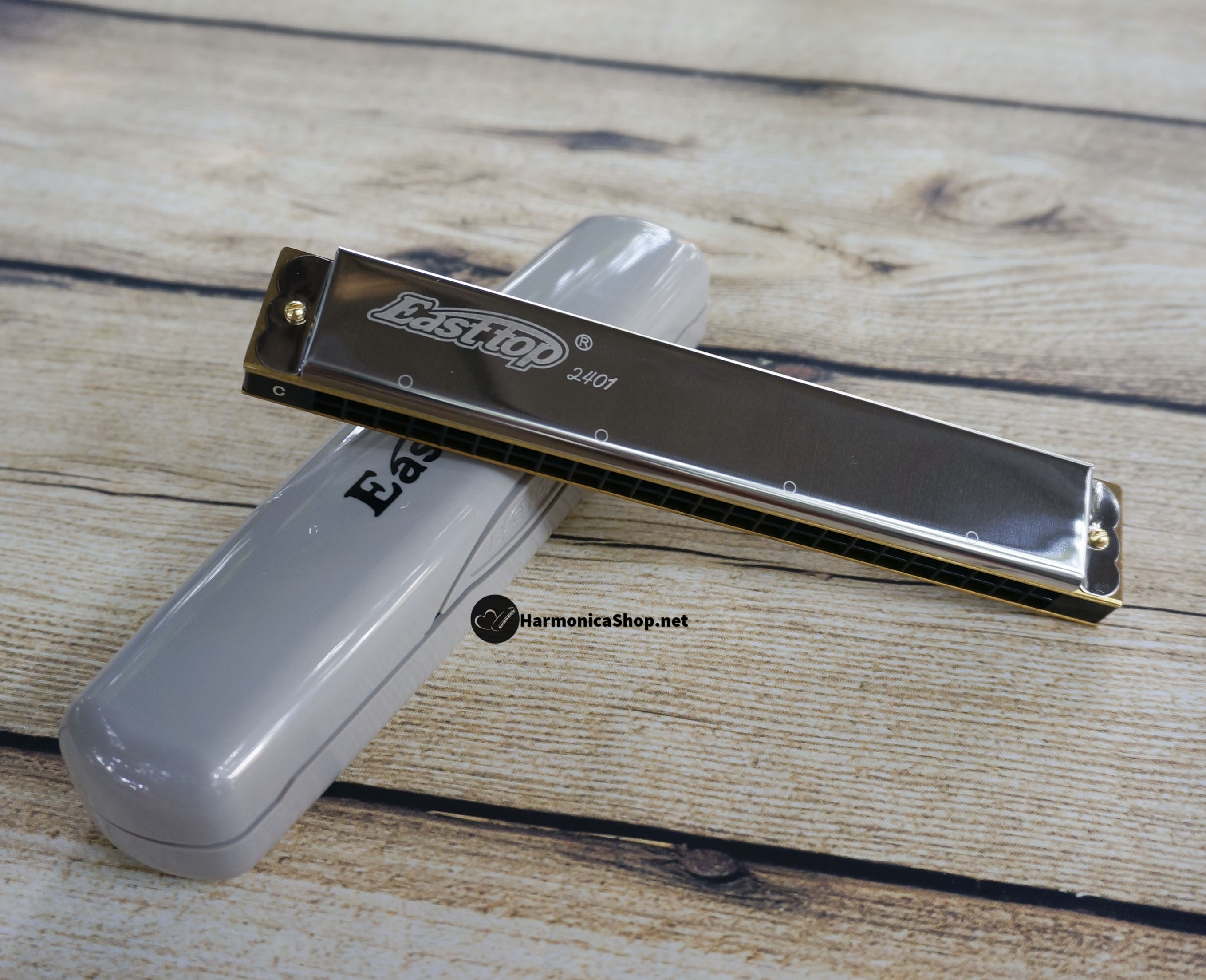 Kèn Harmonica Tremolo Easttop T2401 Tone C