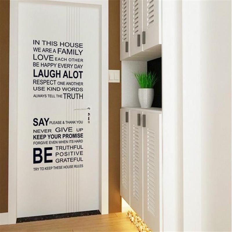 [HCM]DECAL DÁN TƯỜNG CHỮ TRẮNG ĐEN