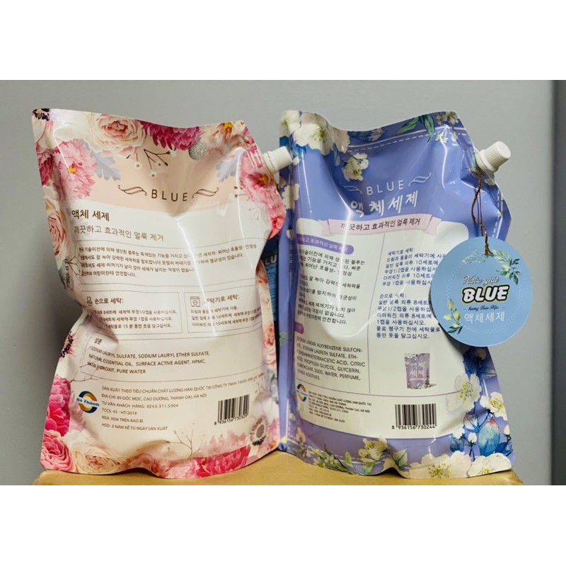 Nước Giặt Blue Hàn Quốc Hương Thảo Mộc  2000ML