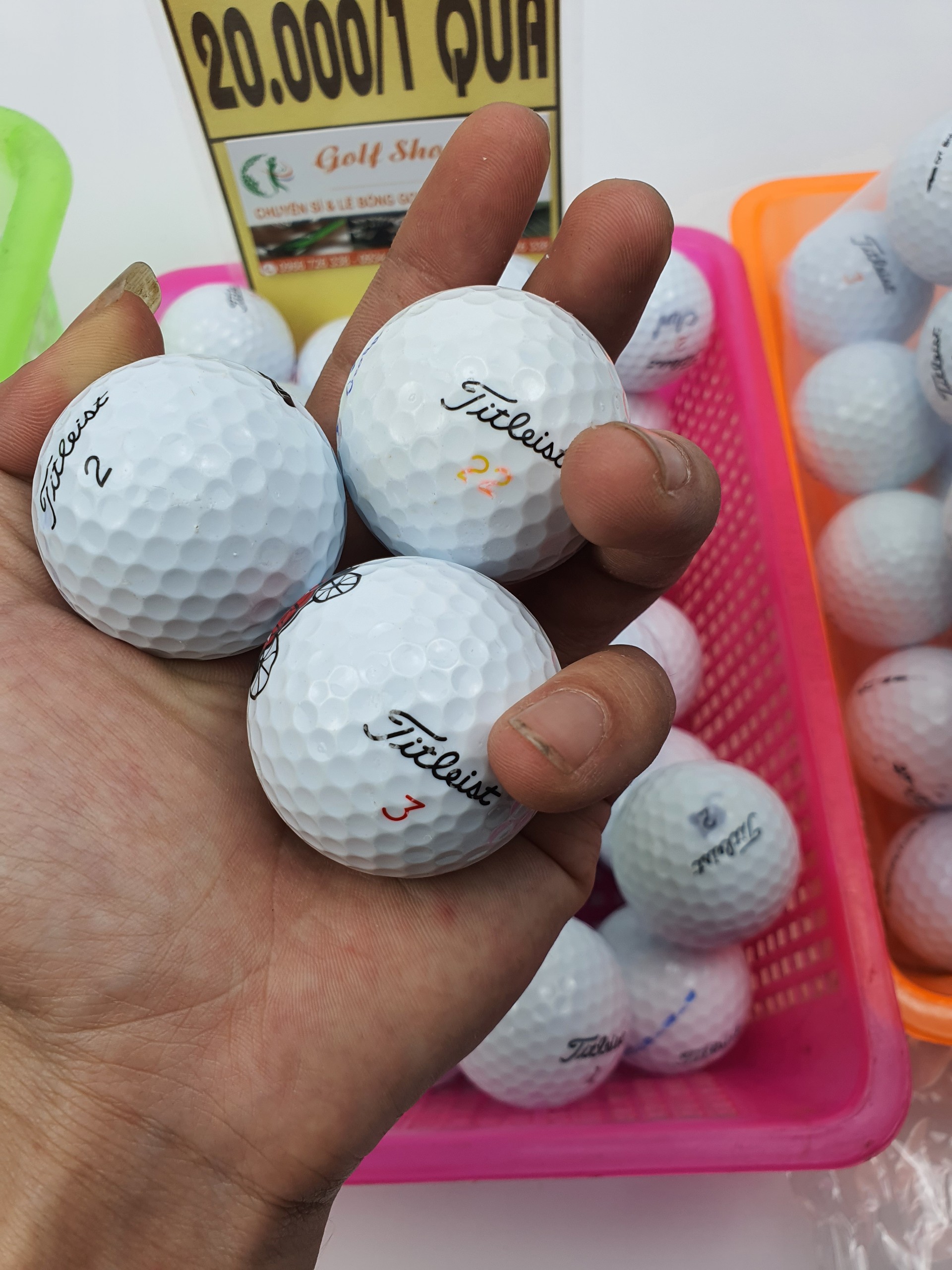 Combo 10 Bóng Golf - Bóng Golf Các Thương Hiệu .