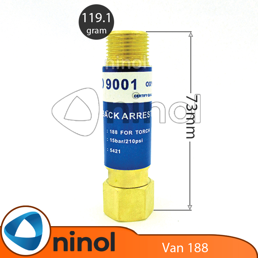 Van chống cháy ngược 17mm