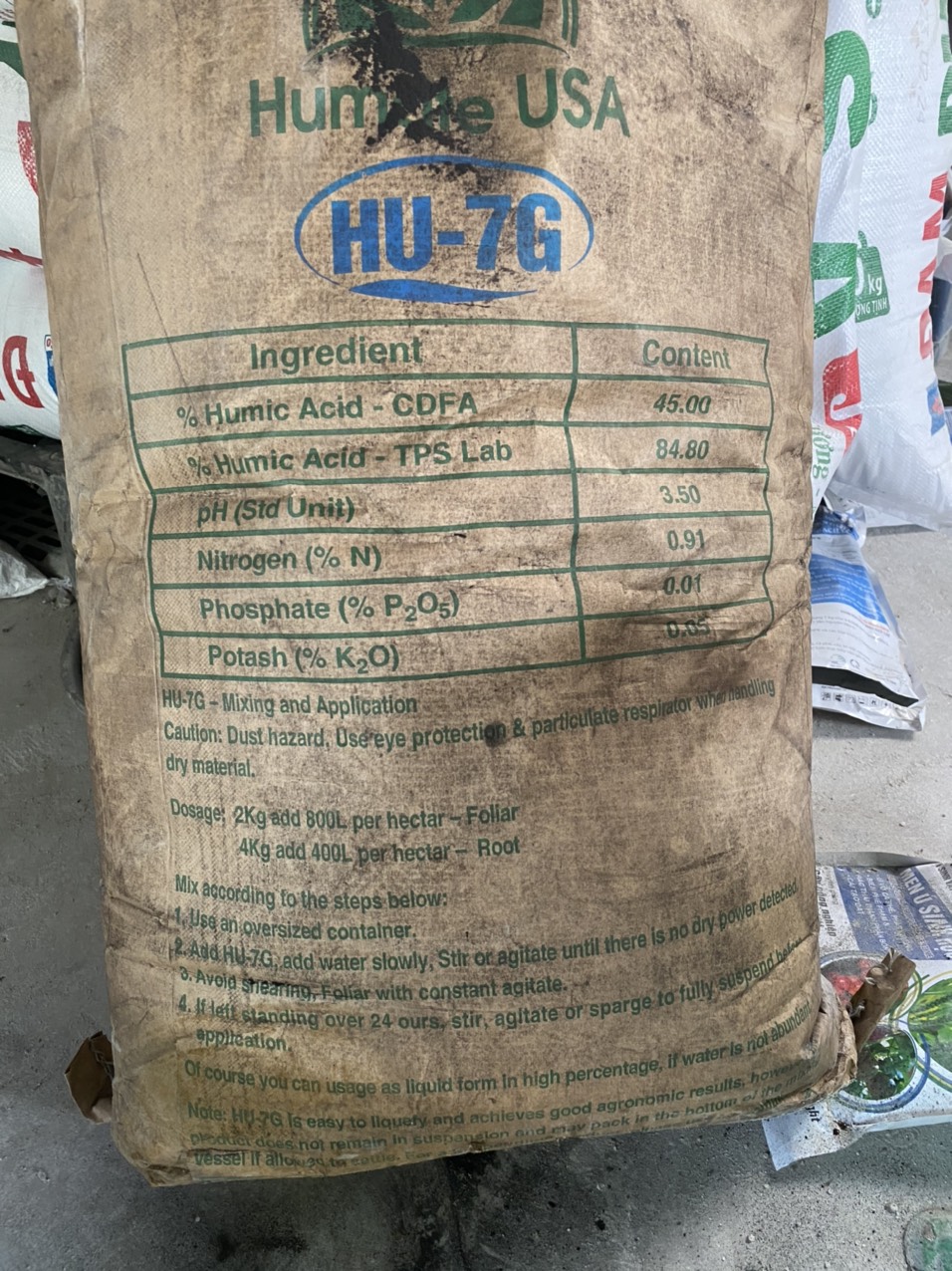 Humic USA/Humic trichoderma/Trichoderma Humic/Humic/Humic K/Humic Mỹ (gói 1kg)