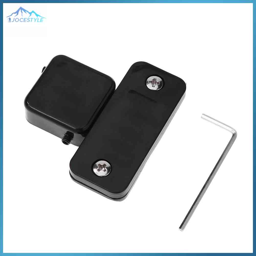 Magnetic Snooker Pool Cue Chalk Holder with Belt Clip Billiards Accessories-White/Black