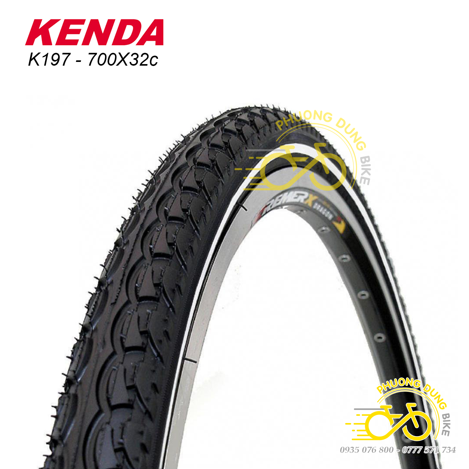 Lốp (Vỏ) xe đạp KENDA VN K197 700x32C - 1 Cái