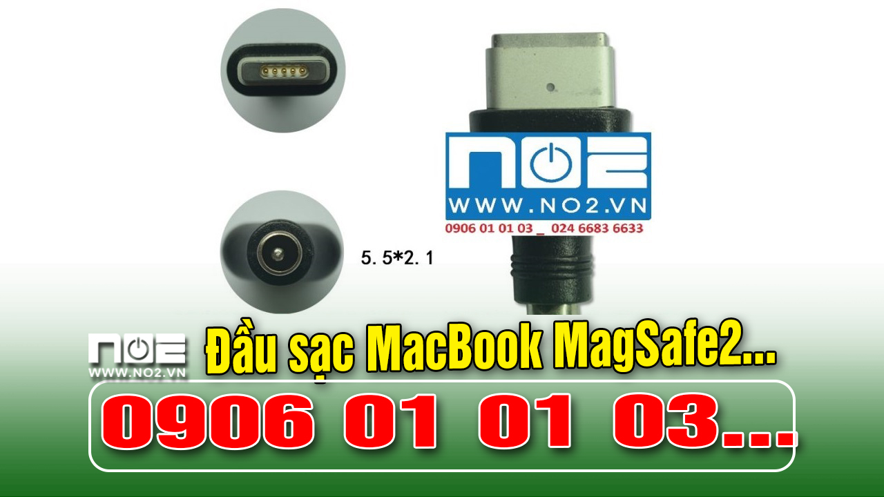 Đầu sạc MacBook full