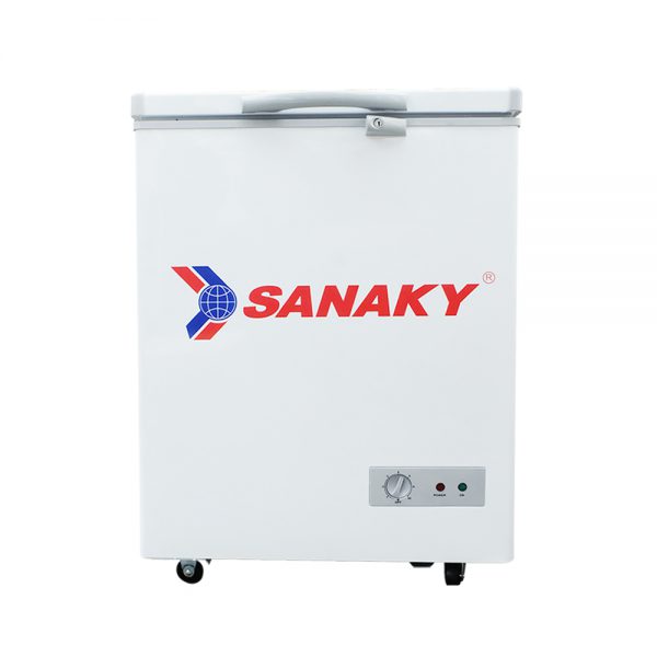 [GIAO TẠI HCM] - Tủ đông Sanaky VH-150HY2 - Dung tích 100 lít - 1 ngăn 1 cánh - Nhiệt độ ngăn đông≤ -18ºC Kích thướcD615 x R620 x C845 mm - Điều chỉnh nhiệt độNút vặn bên ngoài - Miễn phí vận chuyển HCM