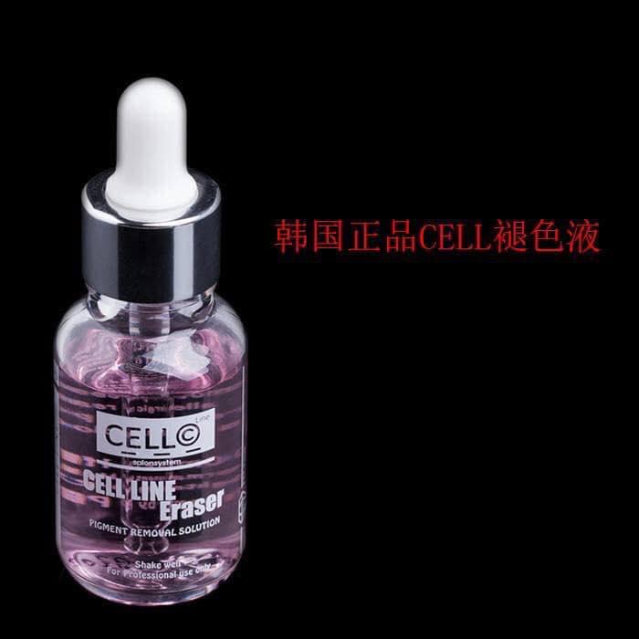 Xóa xăm Cello Hàn Quốc 30ml chai trắng