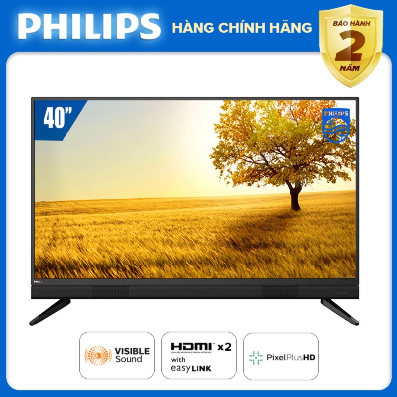 Bảng giá Tivi Philips 40 inch LED FULL HD (Digital TV DVB-T2 hàng Thái Lan) tivi giá rẻ - Bảo hành 2 năm tại nhà - Tặng quà USB 16G - 40PFT5583/74 [Đặt hàng trước]