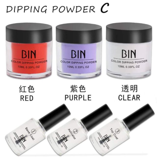 Sét Bột Nhúng Hiệu Bin Gồm Bộ 3 Và 3 Hũ Bột