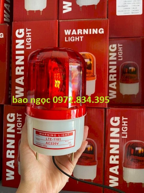 Đèn quay cảnh báo 220V không còi