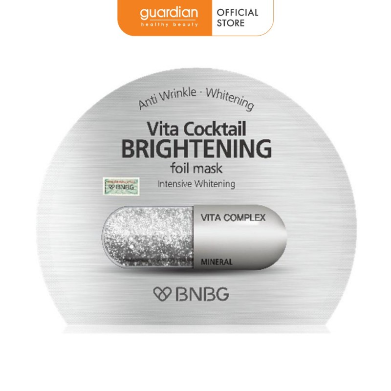 Mặt nạ sáng da BNBG Vita Cocktail Brightening Foil Mask Intensive Whitening 30ml nhập khẩu