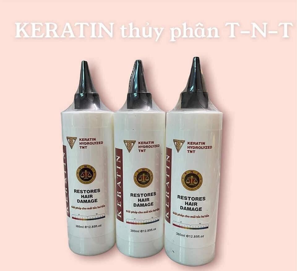 KERATIN phục hồi tóc TNT chuẩn hàng cty. 380ml - tái tạo phục hồi tóc cháy tẩy nhanh chóng