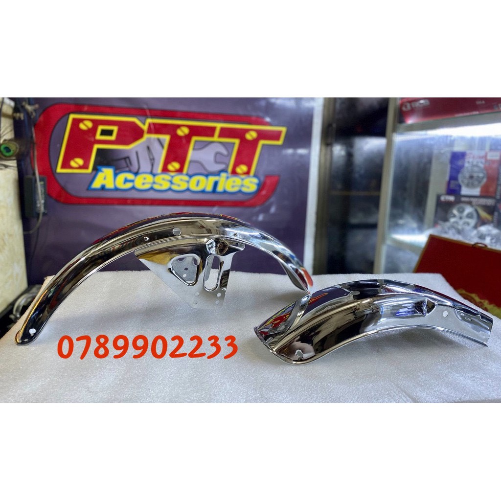 Cặp dè trước - sau xe win 100 sắt xi