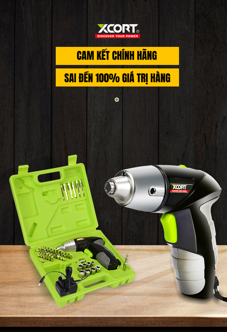 Máy Bắn Vít Máy Vặn Vít XCORT 4.8V XD01-4.8