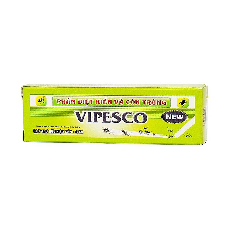 Phấn diệt kiến và côn trùng Vipesco, hộp 2 viên