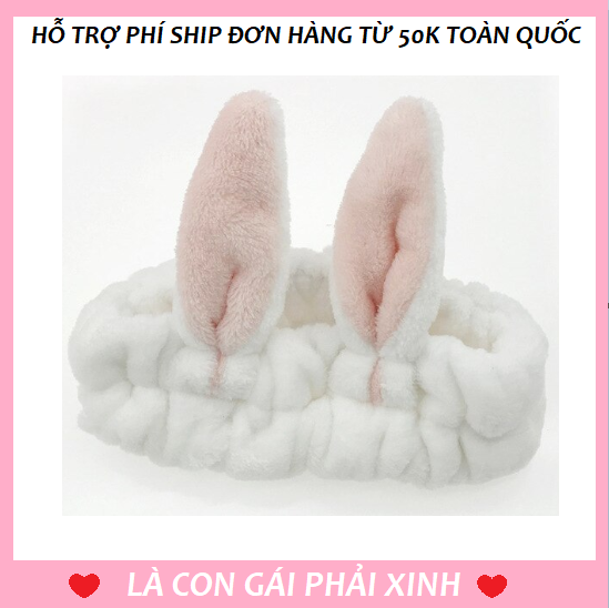 Băng đô tai thỏ 3d siêu xinh