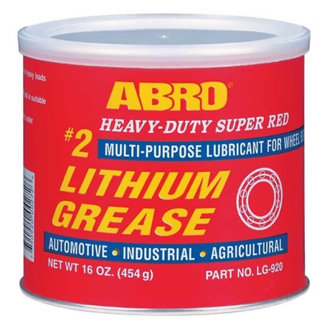 Mỡ bò ABRO SUPER RED LITHIUM GREASE (Đỏ)