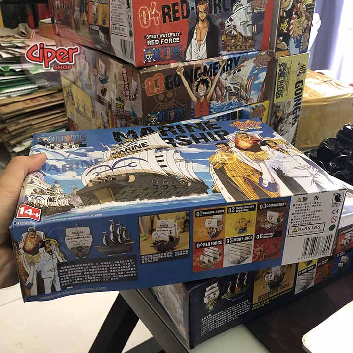 Model Boat Marine Navy one piece Luffy