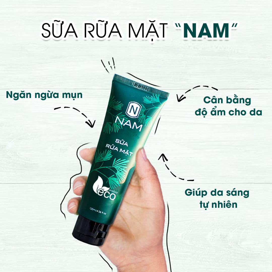 Sữa rửa mặt NAM - 120ml (Mẫu Mới)