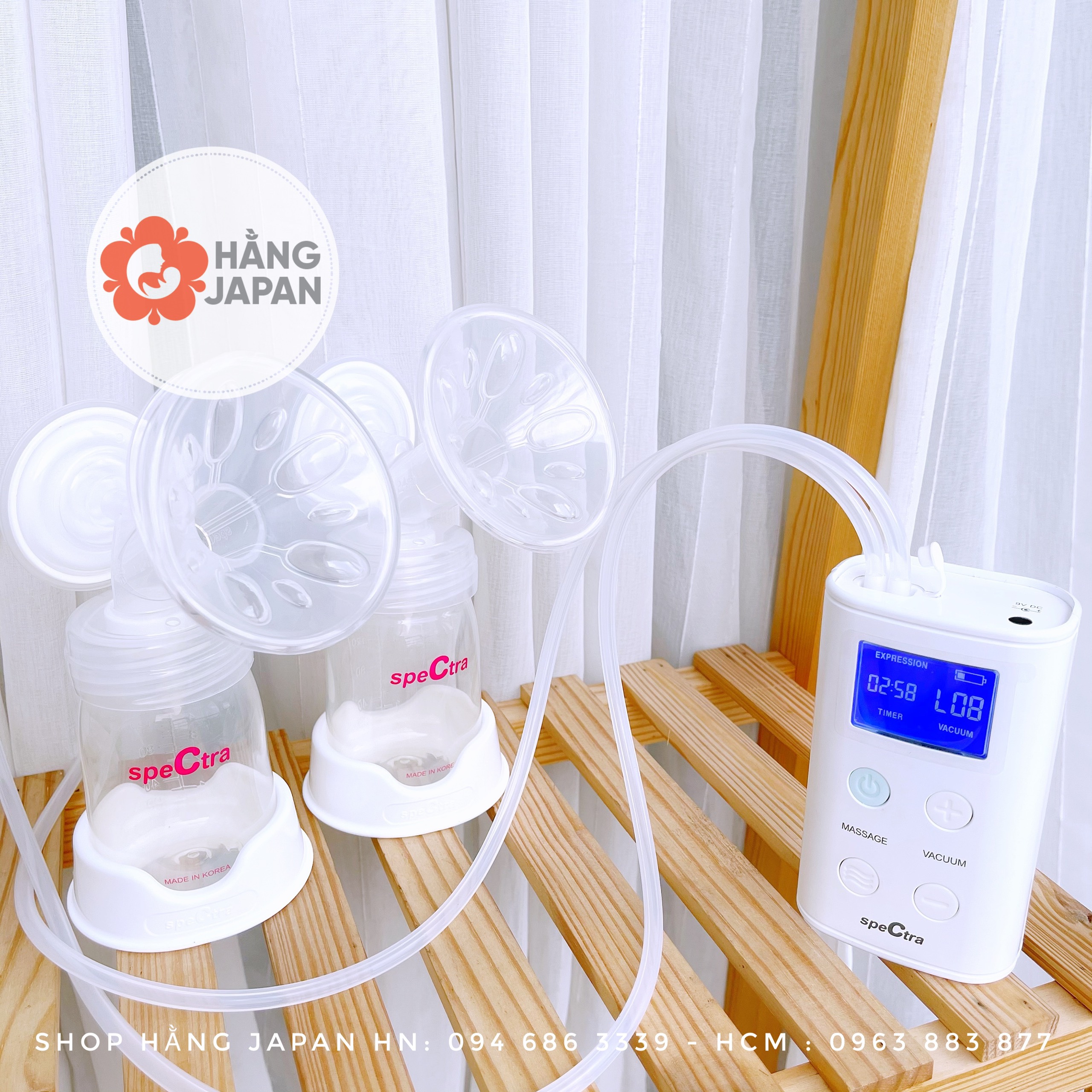 Máy hút sữa điện đôi Spectra 9 Plus - Bảo Hành 12 Tháng