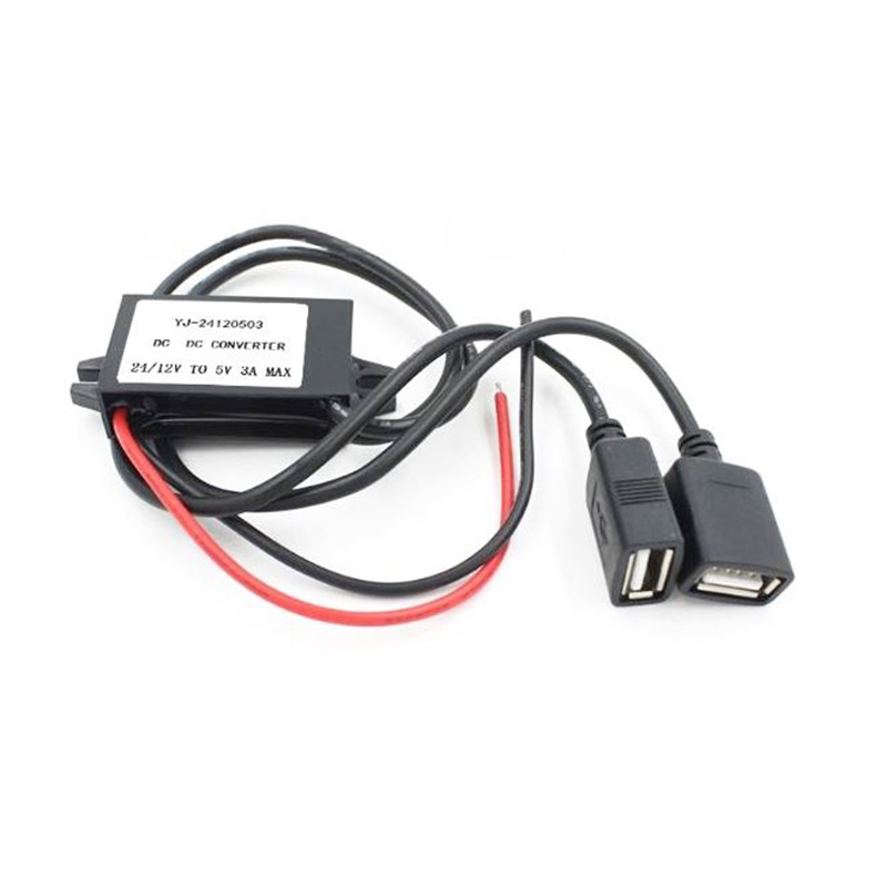 Hạ Áp 12V Xuống 5V, Đầu Ra 2 Cổng USB