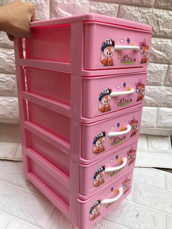 Tủ nhựa mini 3-4-5-tầng đựng đồ tiện ích