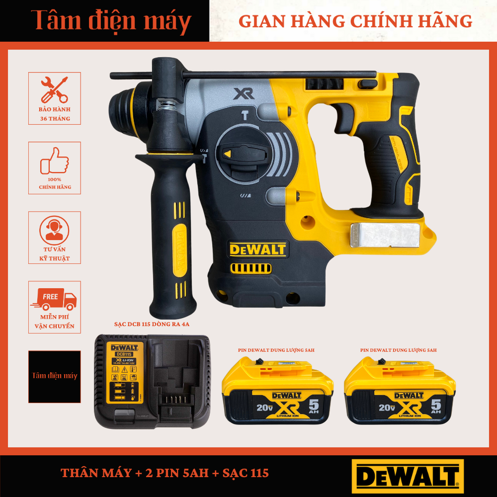 Máy Khoan Bê tông DeWALT DCH 273
