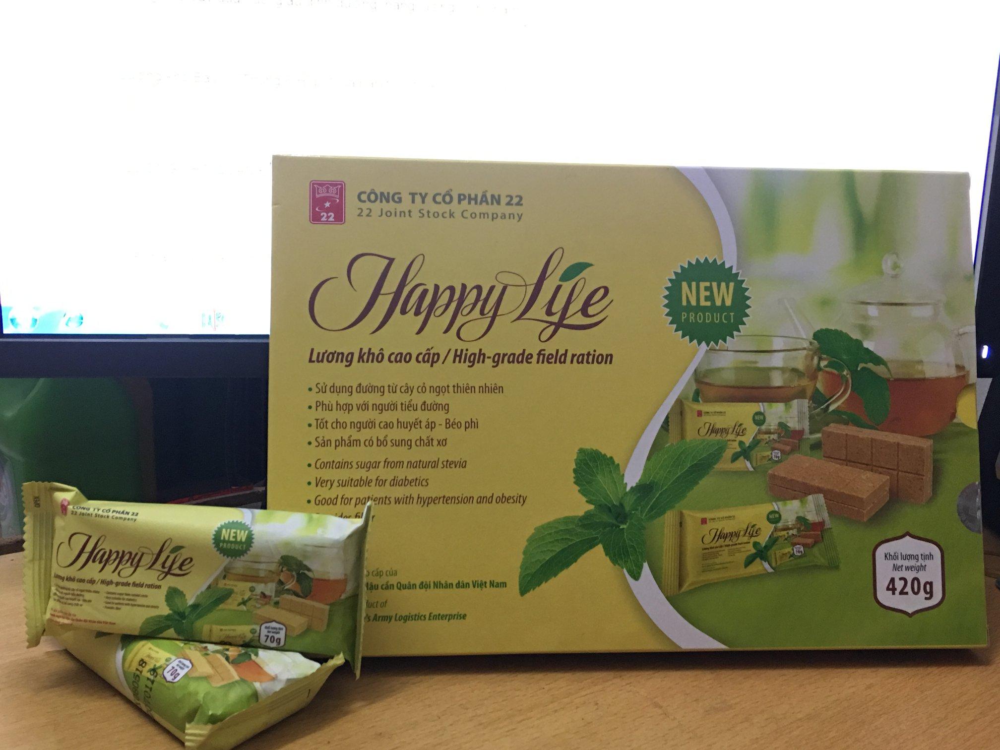 2 hộp lương khô happy life