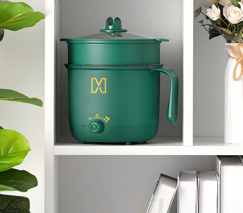 Nồi Lẩu Điện Mini Đa Năng Chính Hãng Amalife 2 Tầng Tặng Kèm Giá Hấp Có Tay Cầm Tiện Dụng Dùng Nấu Lẩu, Chiên, Xào Thuộc Dòng Bếp Lẩu Điện Min Cao Cấp Chuyên Dụng Được Ưa Chuộng