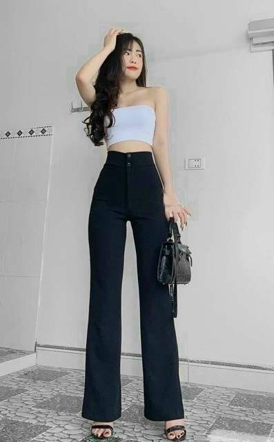 >> BÁO GIÁ LOE ỐNG HÀNG CHÍNH HÃNG RETTA RHS0418 | Shopee Lazada Sendo Tiki mới nhất 134 Quần Tây Ống Loe Nữ Cao Cấp, 2 Cúc Cạp Lưng Cao Tôn Dáng Hàng Thiết Kế Xu Hướng Thời Trang Dt08
