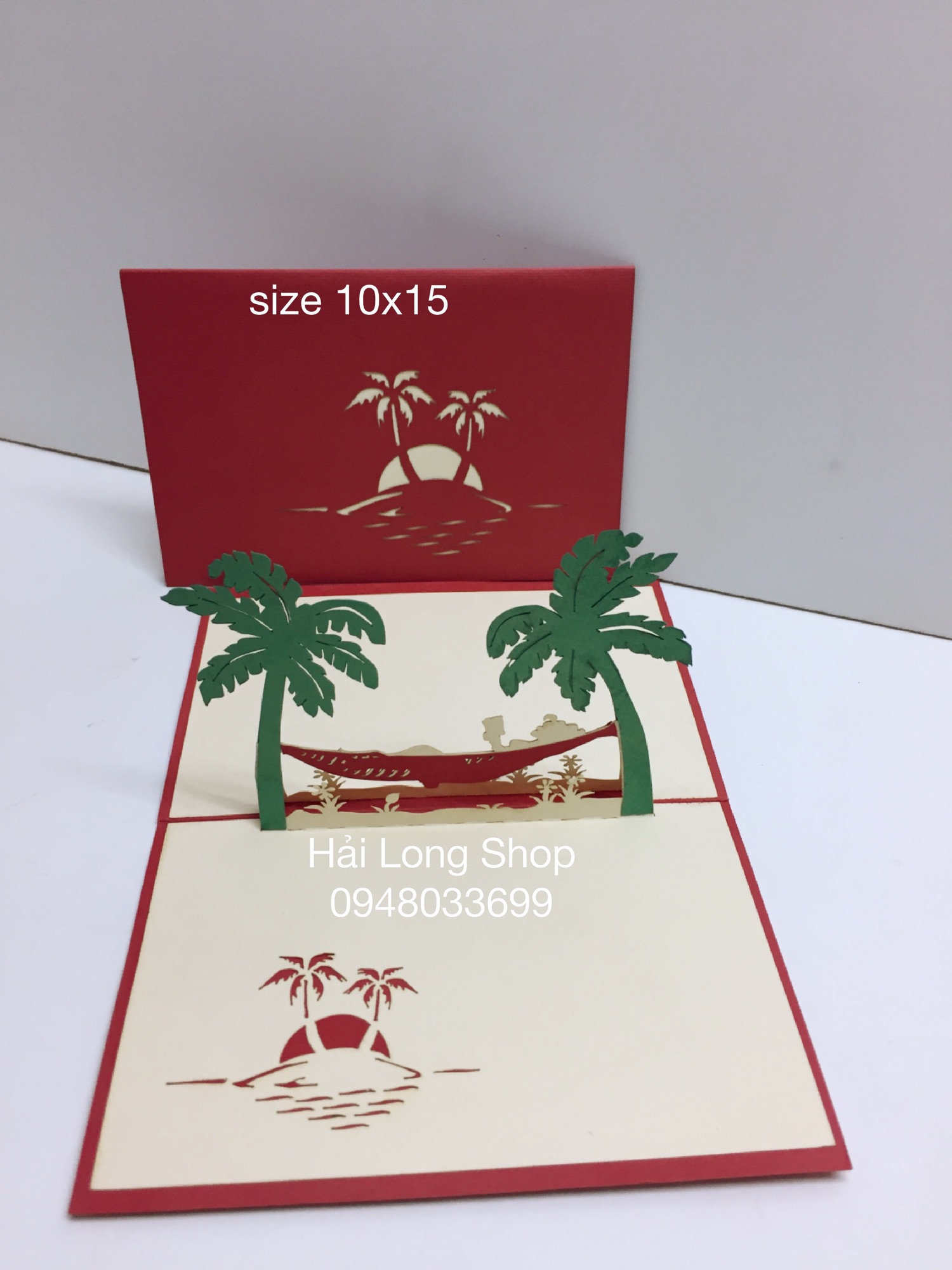 Nằm Vòng - Love - Thiệp 3D