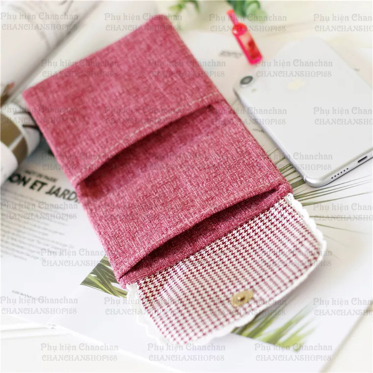 Ví Mini Hoa trắng nắp gập 2 ngăn 53k