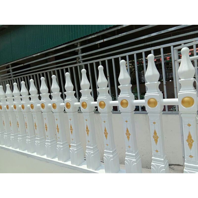 Khuôn bê tông hàng rào hoa chìm 95cm-1m45