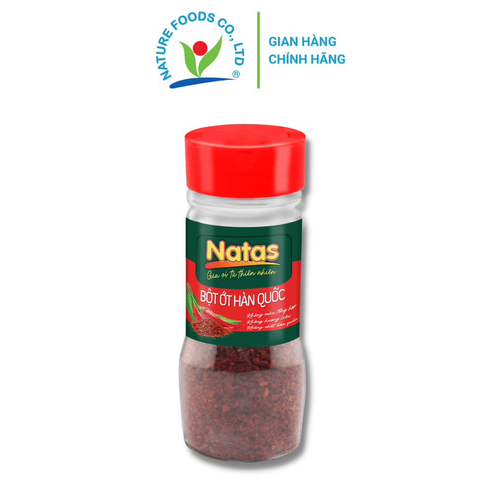 BỘT ỚT HÀN QUỐC NATAS gia vị tiện dụng (hũ 45g)