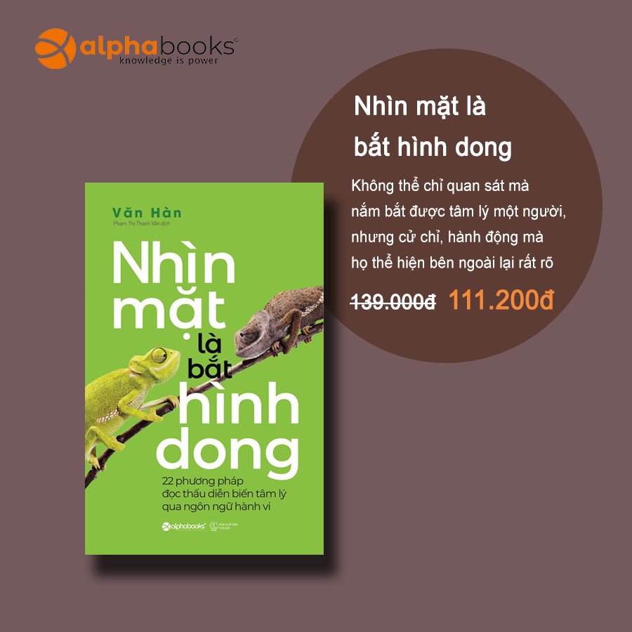 Sách Alphabooks - Nhìn Mặt Là Bắt Hình Dong