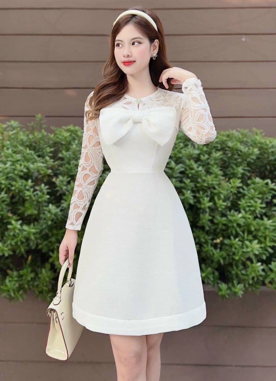 Đầm TAPTA Phối Ren