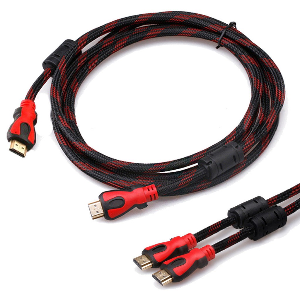 Dây kết nối HDMI ( Đỏ Đen) , Cáp Tín Hiệu HDMI Bọc Vải Cực Bền , Cắm Là Chạy Không Cần Cài Đặt , Sử dụng cho Tivi , Máy Tính , Laptop ... Truyền Tải Đầy Đủ Tín Hiệu Âm Thanh Và Hình Ảnh , Khả năng chống nhiễu cực tốt