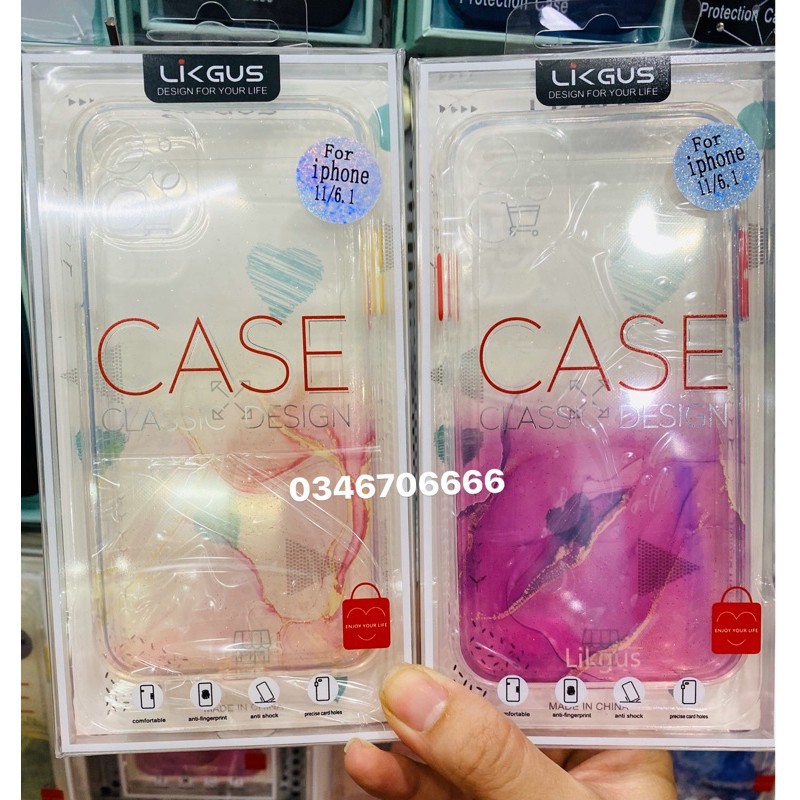 Ốp Likgus 3D Màu Ip11/ Ip11 Pro/ Ip11 Pro Max ♥️