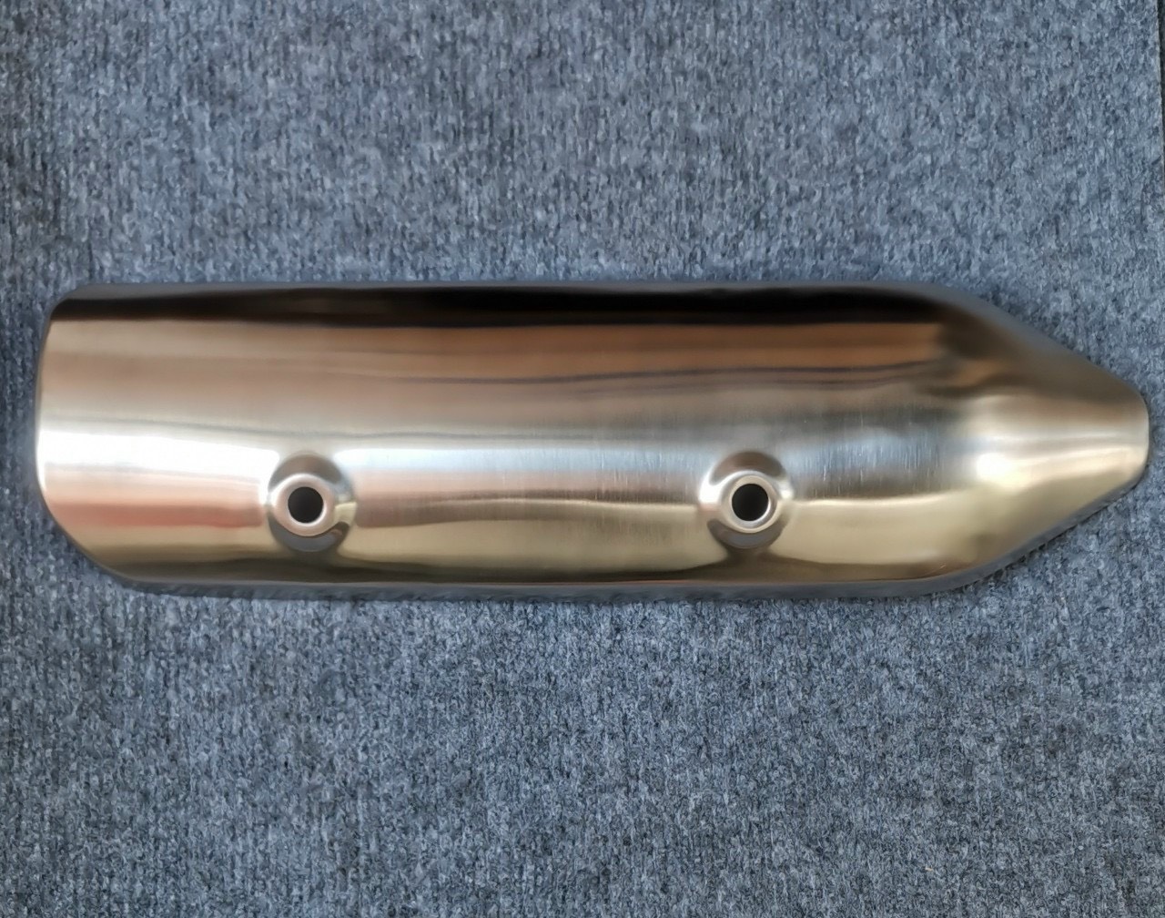 Ốp pô xe sh ý 2010 inox mờ