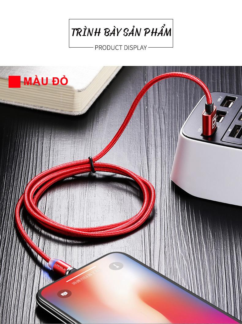[HCM]Cáp Sạc nhanh Từ Hít Nam Châm cho thiết bị Lightning / Micro USB / TYPE-C