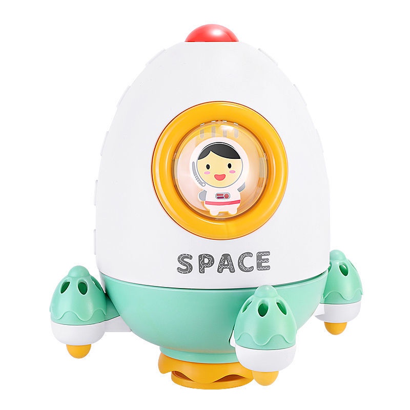 Đồ Chơi Nhà Tắm Tên Lửa Xoay 360 độ Phun Nước Độc Đáo