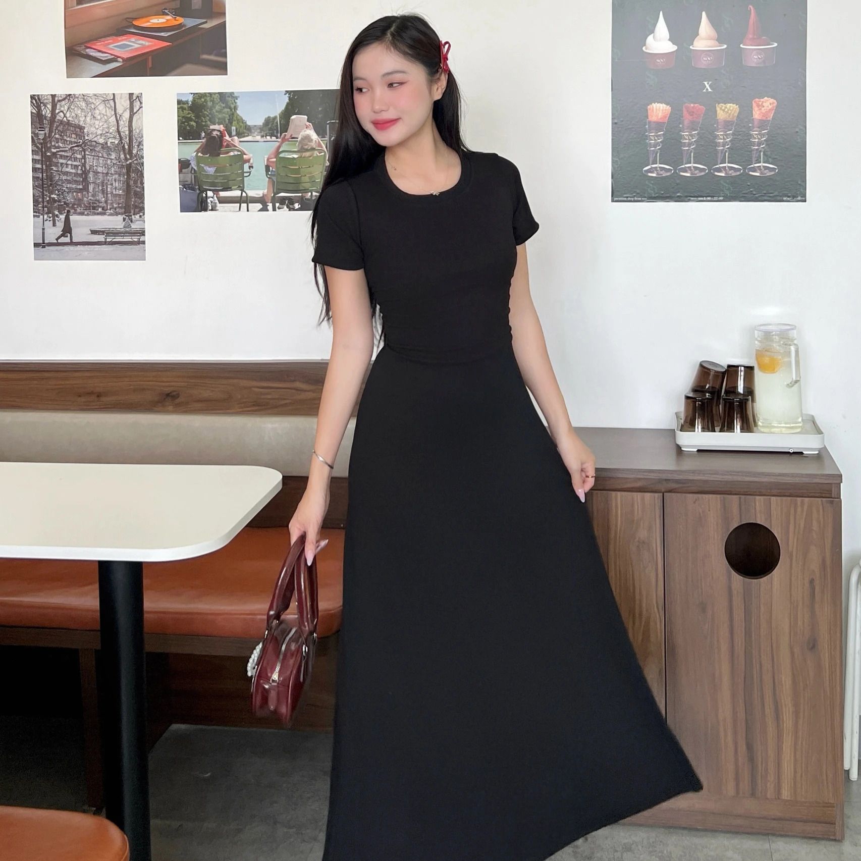 Đầm thắt dây chéo lưng Cross Back Dress Maxy Workshop